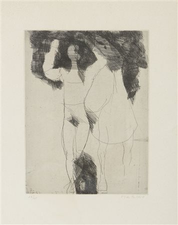 MARINI MARINO (1901 - 1980) - Da Marino Marini Gravures, Tav. XII. Giocoliere.