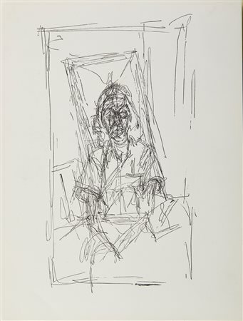 GIACOMETTI ALBERTO (1901 - 1966) - Dessin.
