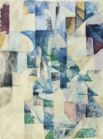DELAUNAY ROBERT (1885 - 1941) - La fenêtre n°2.