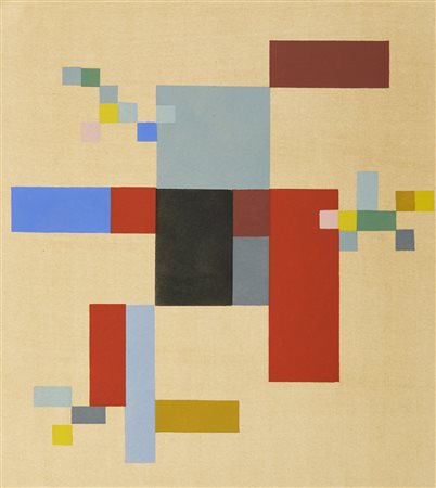 TAEUBER-ARP SOPHIE (1889 - 1943) - Composition Aquarelle.