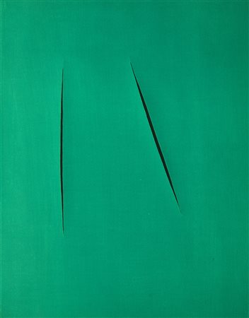 FONTANA LUCIO (1899 - 1968) - Concetto spaziale.