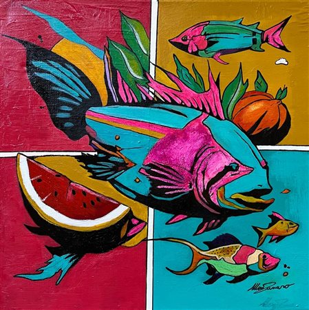 Roberto Montanaro “Another fish out of water melon” 2023