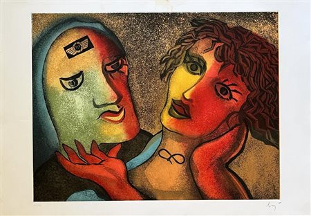 Enrico Baj “Abbraccio”