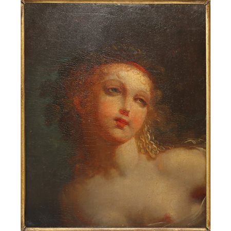 Baccante, mezzobusto nudo di donna , 17° secolo 