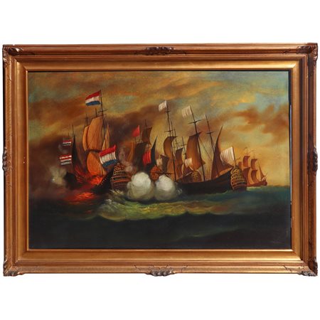 Battaglia navale fra galeoni, 19° secolo 