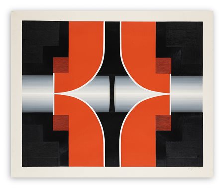 EDOER AGOSTINI (1923-1986) - Senza Titolo, 1974