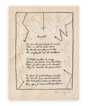 OSCAR DOMINGUEZ (1906-1957) - Senza Titolo, 1947