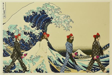 DEATH NYC DEATH02680, 2022 serigrafia, cm 32x45; es. 67/100 firma, data e...