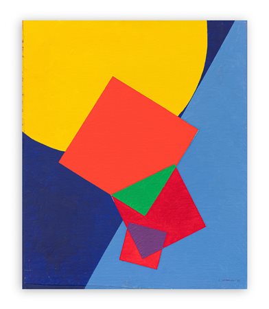 LUIGI VERONESI (1908-1998) - Costruzione 10D 15, 1992 (2541)