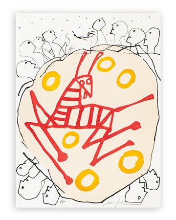 MIMMO PALADINO (1948) - Senza Titolo (Pinocchio), 2005