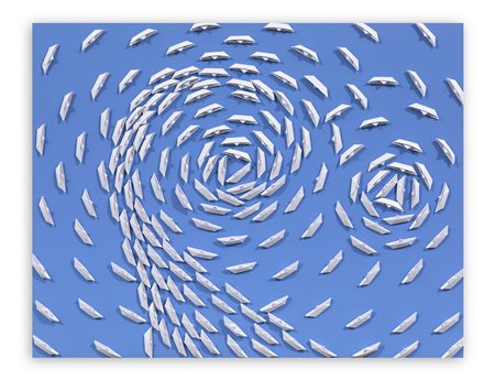 RICCARDO GUSMAROLI (1963) - Vortice Bianco, 2022