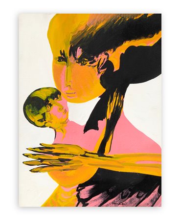 REMO BRINDISI (1918-1996) - Senza Titolo (Maternità), 1971