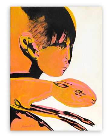 REMO BRINDISI (1918-1996) - Senza Titolo (Pastorale), 1971
