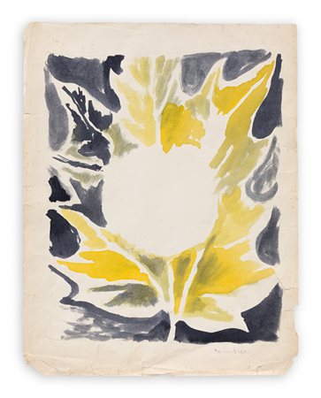 ORFEO TAMBURI (1910-1994) - Senza Titolo (Fiori), anni '60