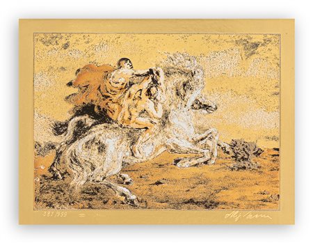 ALIGI SASSU (1912-2000) - Cavalieri Antichi, 1979
