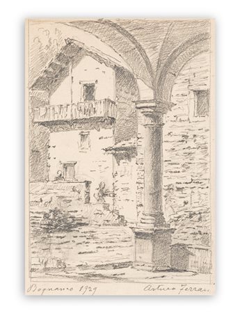 ARTURO FERRARI (1861-1932) - Bognanco, 1929
