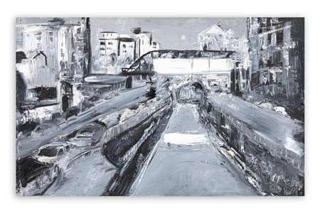 ALFONSO MANGONE (1958) - Senza Titolo (Milano), 2002