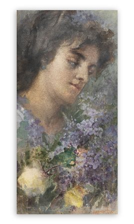 CARLO PAOLO AGAZZI (1870-1922) - Senza Titolo, 1898