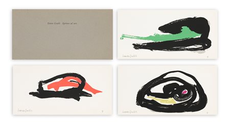 SIMONE GENTILE (1918-1998) - Aperture sul nero, 1976