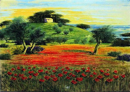 MARIO SOAVE, "Veduta Versiliese", anni 2000