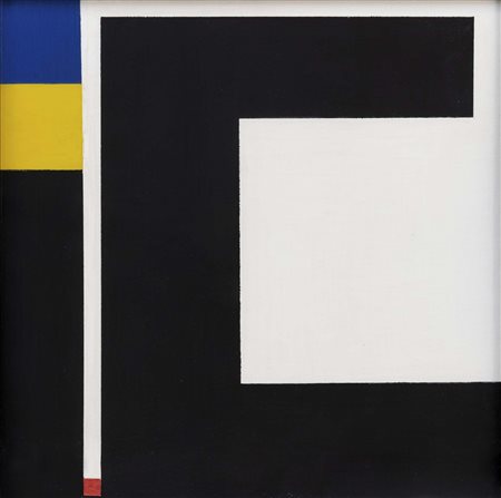 BRUNO MUNARI (Milano, 1907 - 1998) Negativo - positivo 1951 tempera su tavola...