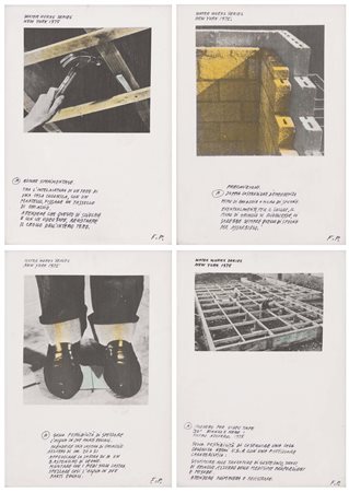 FABRIZIO PLESSI (Reggio Emilia, 1940) Water works series 1976 lotto di 4 tele...