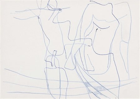 GASTONE NOVELLI (Vienna, 1925 - Milano, 1968) senza titolo 1962/1965 tecnica...