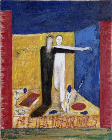 MIMMO PALADINO (Paduli (Bn), 1948) Metamorfosi 1992/1993 olio ed encausto su...