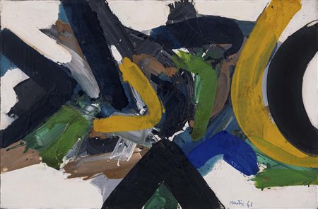 EDO MURTIC (Velika Pisanica, 1921 - Zagabria, 2005) Rano proliece 1968 olio...