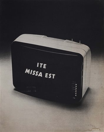 LUCIANO ORI (Firenze, 1928 - 2007) Ite missa est 1972 tela emulsionata cm....