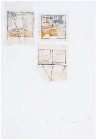 MARIO SCHIFANO (Homs, 1934 - Roma, 1998) senza titolo 1978 pennarelli ,...