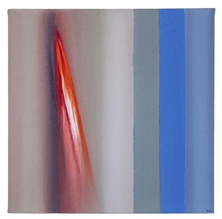 ENNIO FINZI (Venezia, 1931) Scale cromatiche in grigio - azzurro 2000...