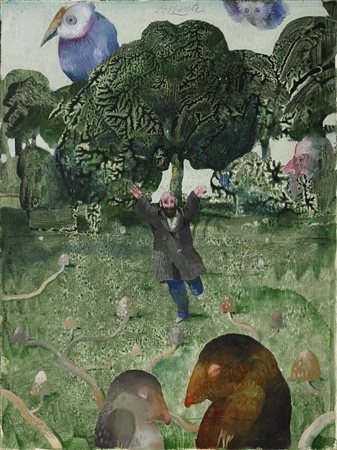 POSSENTI ANTONIO (1933 - 2016) - La talpa e sua figlia. .