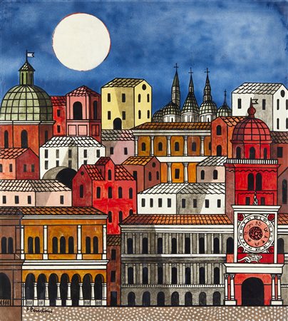 PENDINI FULVIO (1907 - 1975) - Padova Piazza dei Signori.
.