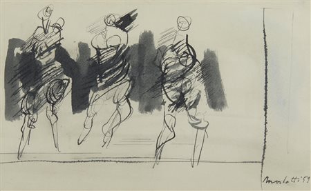 MORLOTTI ENNIO (1910 - 1992) - Senza titolo.