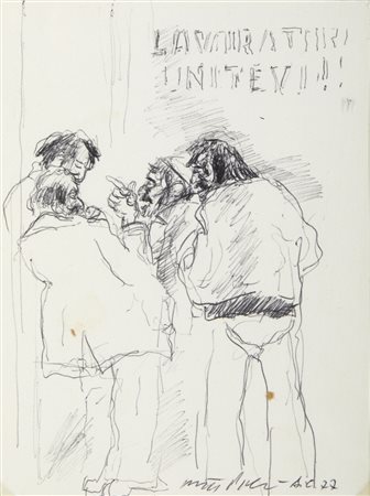 PIACESI WALTER (n. 1929) - Lavoratori unitevi.