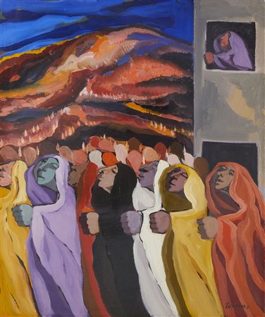 TERRUSO SAVERIO (1939 - 2003) - Processione.