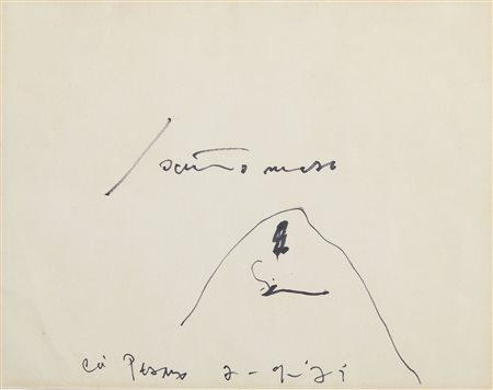 SANTOMASO GIUSEPPE (1907 - 1990) - Senza titolo.