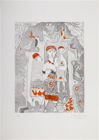 LOPES BERTINA (1924 - 2012) - Senza titolo.