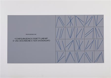  AUTORE NON IDENTIFICATO  - Proposizione due. .