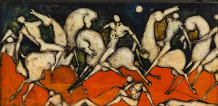 LANDI BRUNO (n. 1941) - Battaglia.