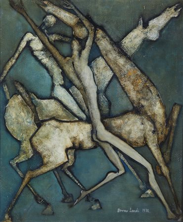 LANDI BRUNO (n. 1941) - Battaglia. .