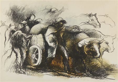 MURER AUGUST (1922 - 1985) - Senza titolo.