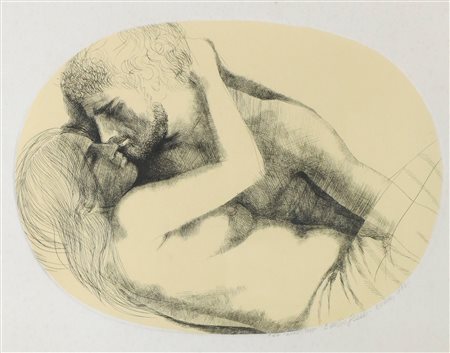 Emilio Greco (Catania 1913-Roma 1995)  - Amanti, 1983, Rome, 1983