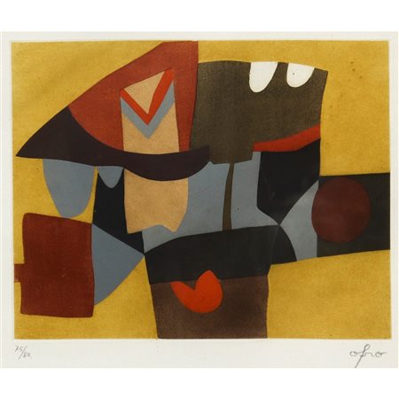 Afro Basaldella (Udine 1912-Zurigo 1975)  - Le Vampire, 1975