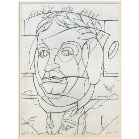 Valerio Adami (Bologna  1935)  - Perch'io non spero, August 11, 2000