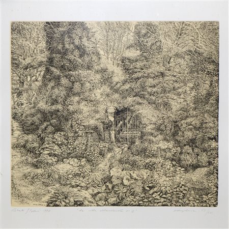 Roberto Stelluti (Fabriano 13/09/1951)  - La villa abbandonata n. 2, 1990