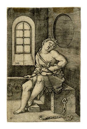Hans Sebald  Beham, Cleopatra. 1531-1550.