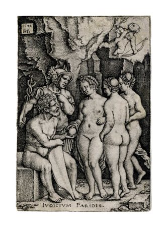 Hans Sebald  Beham, Iudicium Paridis. 1546.