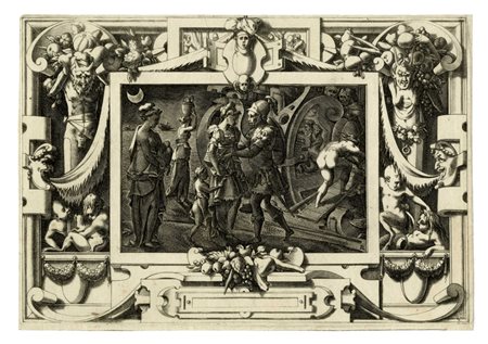 René  Boyvin, Medea si imbarca con Giasone. 1560.